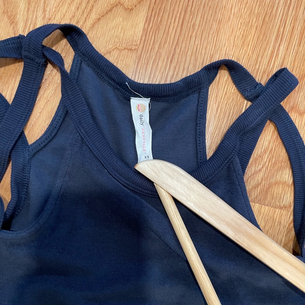 Gorgeous Daily Practice strappy navy adjustable dress XS - Picture 9 of 10